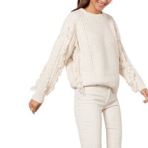 Splendid Thais Fringe Pullover NWT Size XL